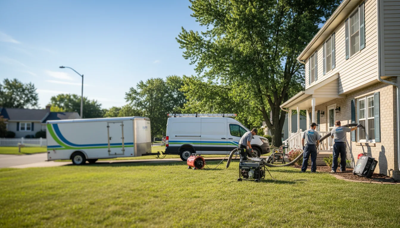 Flooded Basement Restoration And Cleanup With Repair in Denhoff, ND near me